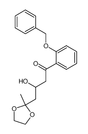 1-(2-benzyloxybenzoyl)-3-(2-methyl-1,3-dioxolan-2-yl)propan-2-ol Structure