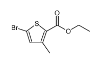 2-Thiophenecarboxylic acid, 5-bromo-3-methyl-, ethyl ester Structure