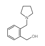[2-(1-吡咯烷甲基)苯基]甲醇结构式