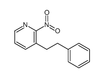2-nitro-3-(2-phenylethyl)pyridine结构式