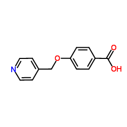 4-(4-Pyridinylmethoxy)benzoic acid Structure