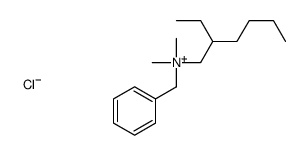benzyl(2-ethylhexyl)dimethylammonium chloride structure