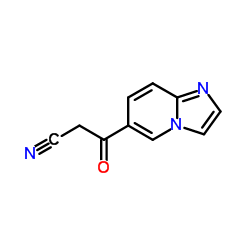 b-氧代-咪唑并[1,2-a]吡啶-6-丙腈结构式