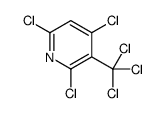 2,4,6-trichloro-3-(trichloromethyl)pyridine Structure