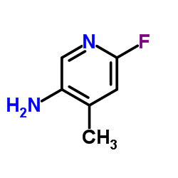 5-氨基-2-氟-4-甲基吡啶结构式