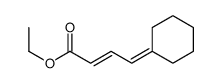 ethyl 4-cyclohexylidenebut-2-enoate结构式