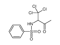 N-(1,1,1-trichloro-3-oxobutan-2-yl)benzenesulfonamide Structure