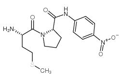 (L)-Methionyl-(L)-prolyl-p-nitroanilide结构式