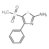 2-Amino-5-methylsulfonyl-4-phenyl-1,3-thiazole Structure
