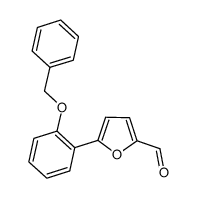 5-(2-benzyloxyphenyl)furan-2-carbaldehyde结构式
