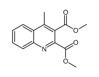 dimethyl 4-methylquinoline-2,3-dicarboxylate Structure