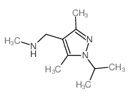 N-[(1-异丙基-3,5-二甲基-1H-吡唑-4-基)-甲基]-n-甲胺结构式