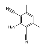 2-amino-4,6-dimethylbenzene-1,3-dicarbonitrile结构式