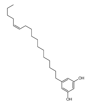 5-(heptadec-12-enyl)resorcinol Structure
