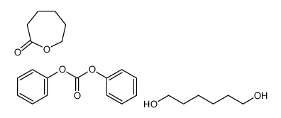 diphenyl carbonate,hexane-1,6-diol,oxepan-2-one结构式