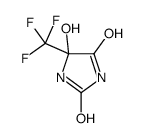 5-hydroxy-5-(trifluoromethyl)imidazolidine-2,4-dione结构式