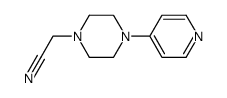 2-(4-(pyridin-4-yl)piperazin-1-yl)acetonitrile Structure