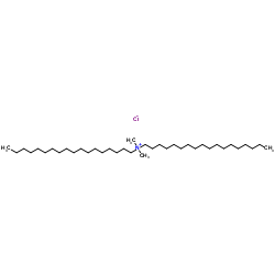 N,N-Dimethyl-N-octadecyloctadecan-1-aminium chloride structure