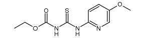 ethyl {[(5-methoxypyridin-2-yl)amino]carbonothioyl}carbamate结构式