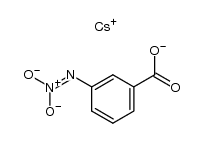 dicesium salt of m-(nitroamino)benzoic acid结构式