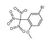4-bromo-2-(trinitromethyl)anisole Structure