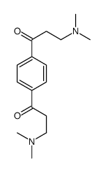 3-(dimethylamino)-1-[4-[3-(dimethylamino)propanoyl]phenyl]propan-1-one结构式