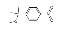 p-Nitro-α-thiomethoxycumen Structure