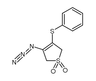 3-azido-4-phenylthio-2,5-dihydrothiophene S,S-dioxide Structure