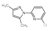 2-Chloro-6-(3,5-dimethyl-1H-pyrazol-1-yl)pyridine Structure