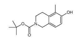 6-羟基-5-甲基-3,4-二氢异喹啉-2(1h)-羧酸叔丁酯结构式