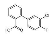 2-(3-Chloro-4-fluorophenyl)benzoicacid Structure