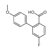 4-fluoro-2-(4-methoxyphenyl)benzoic acid结构式