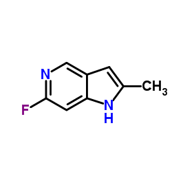 6-Fluoro-2-methyl-1H-pyrrolo[3,2-c]pyridine Structure
