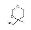 4-ethenyl-4-methyl-1,3-dioxane结构式