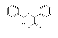 methyl 2-benzoylamino-2-phenyl-acetate结构式