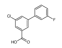 3-chloro-5-(3-fluorophenyl)benzoic acid Structure