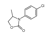 3-(4-chlorophenyl)-4-methyloxazolidin-2-one Structure