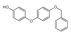 4-(4-phenylmethoxyphenoxy)phenol结构式