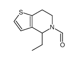 4-ethyl-5-formyl-4,5,6,7-tetrahydrothieno[3,2-c]pyridine结构式