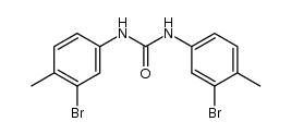 1,3-bis(3-bromo-4-methylphenyl)urea Structure