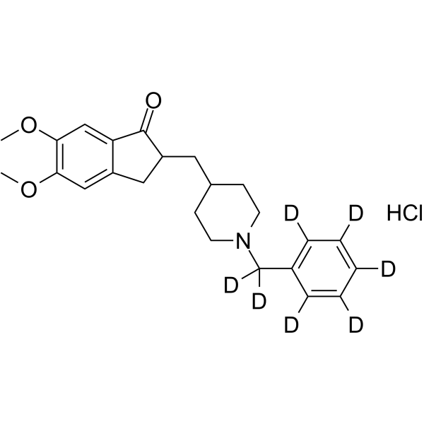 Donepezil-d7 hydrochloride结构式