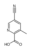 5-cyano-3-methylpyridine-2-carboxylic acid结构式