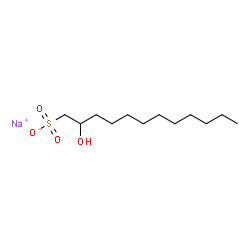 1-Dodecanesulfonic acid, hydroxy-, sodium salt picture
