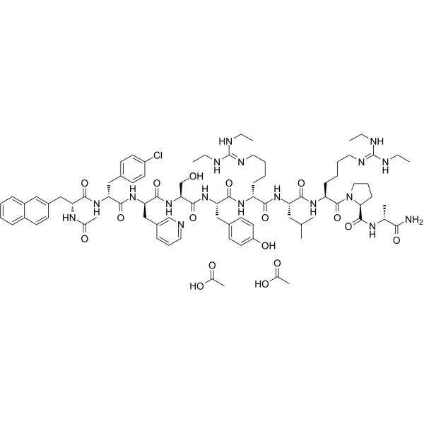 Ganirelix Acetate结构式