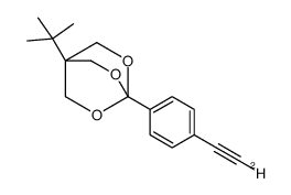 1-tert-butyl-4-[4-(2-deuterioethynyl)phenyl]-3,5,8-trioxabicyclo[2.2.2]octane结构式
