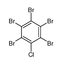 1,2,3,4,5-pentabromo-6-chlorobenzene结构式