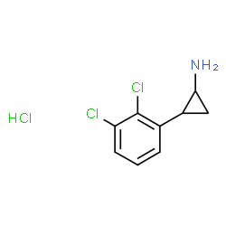2-(2,3-二氯苯基)环丙胺盐酸盐结构式