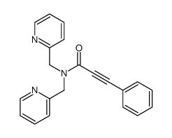 3-phenyl-N,N-bis(pyridin-2-ylmethyl)propiolamide结构式