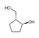 (1S,2R)-2-(hydroxymethyl)cyclopentan-1-ol Structure