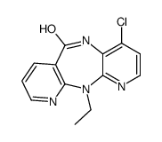 4-chloro-11-ethyl-5H-dipyrido[2,3-e:2',3'-f][1,4]diazepin-6-one结构式